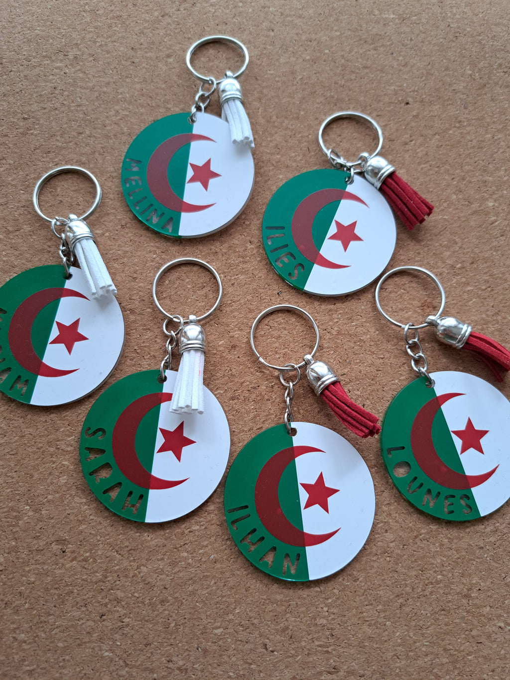 Porte-clé drapeau