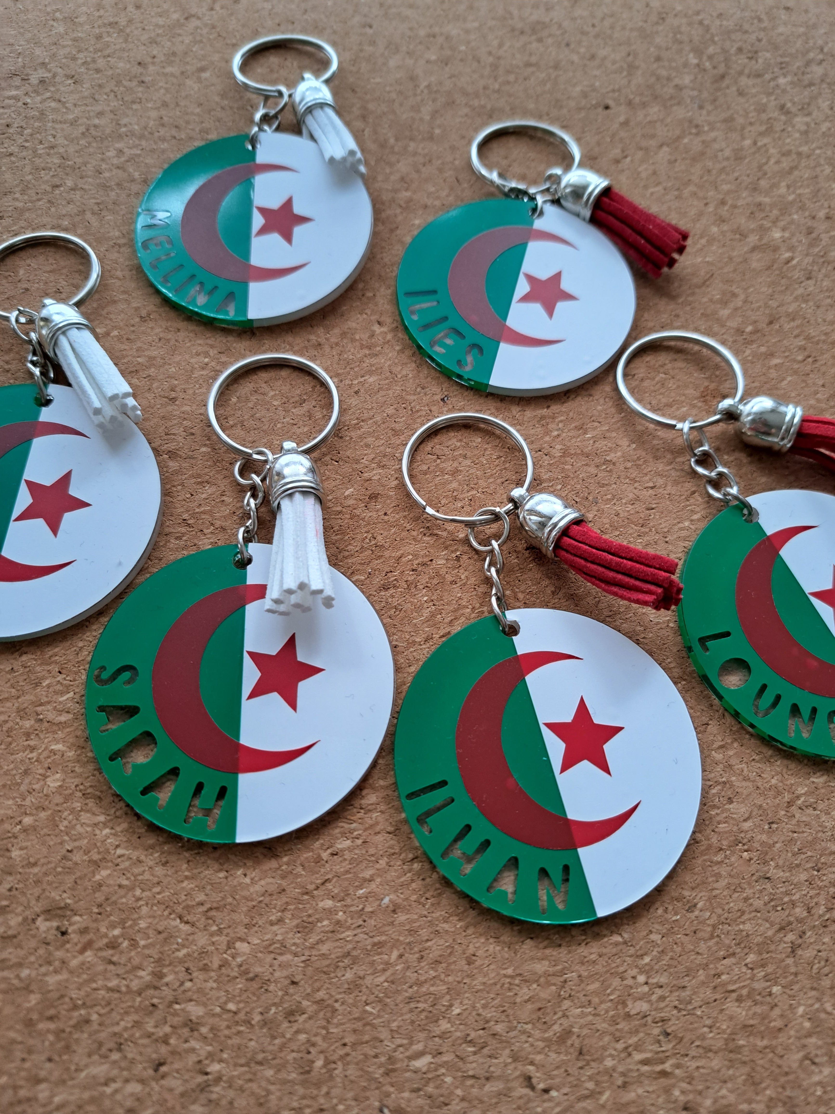Porte-clé drapeau