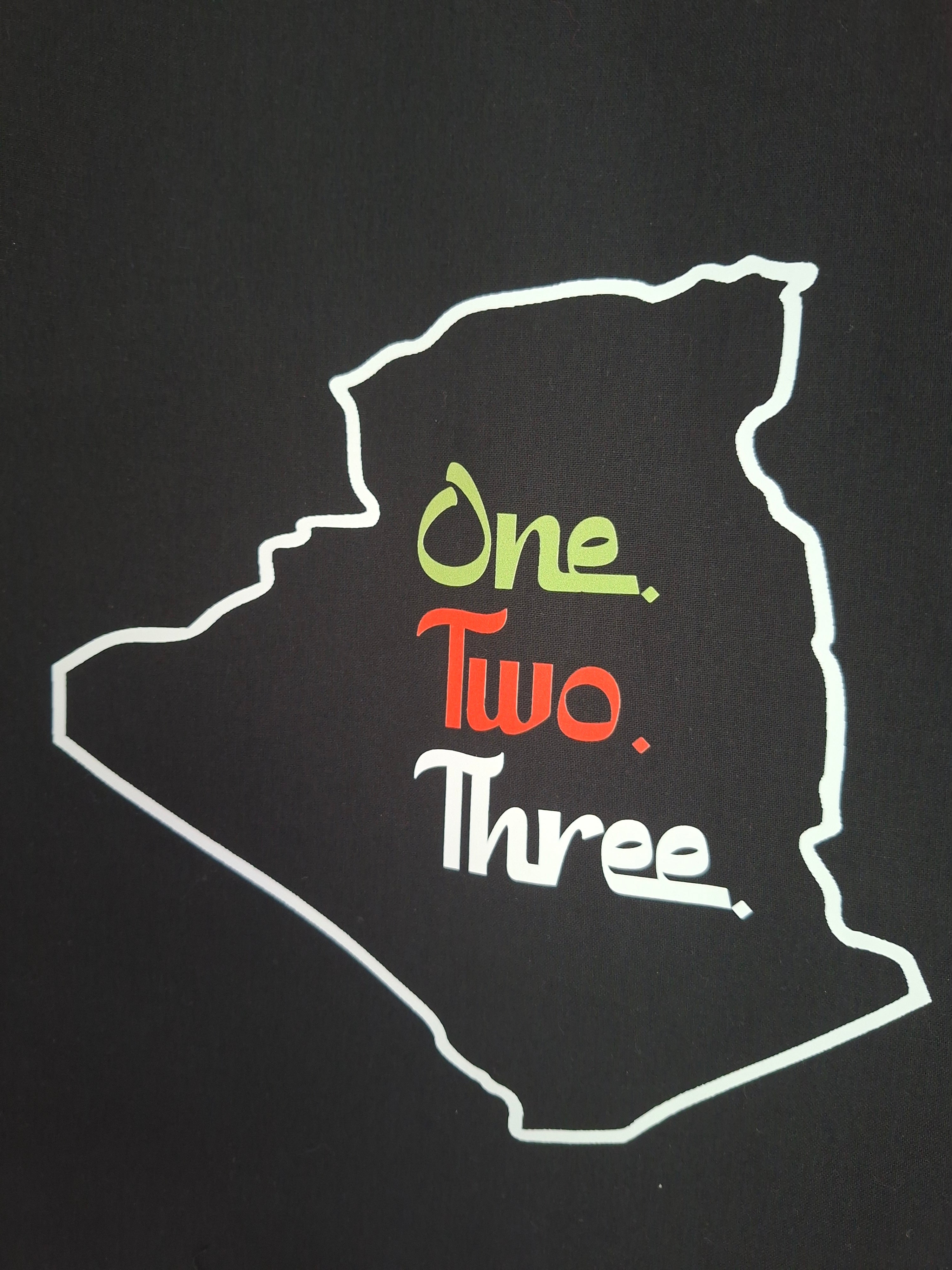 Tote bag One Two Three