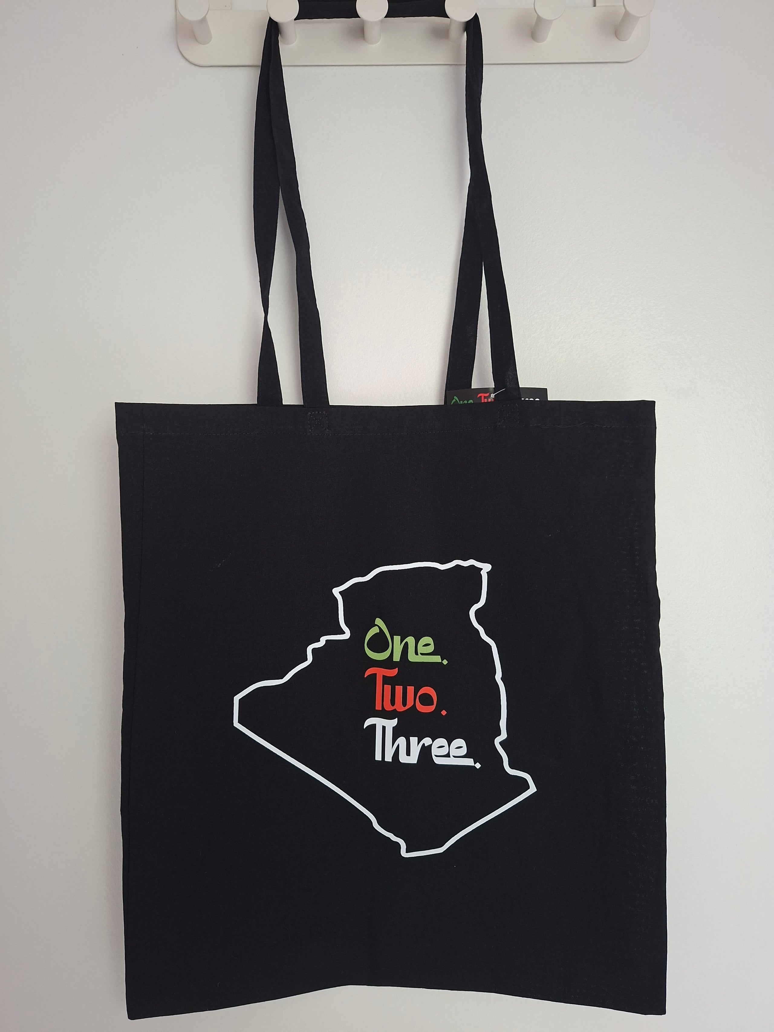 Tote bag One Two Three