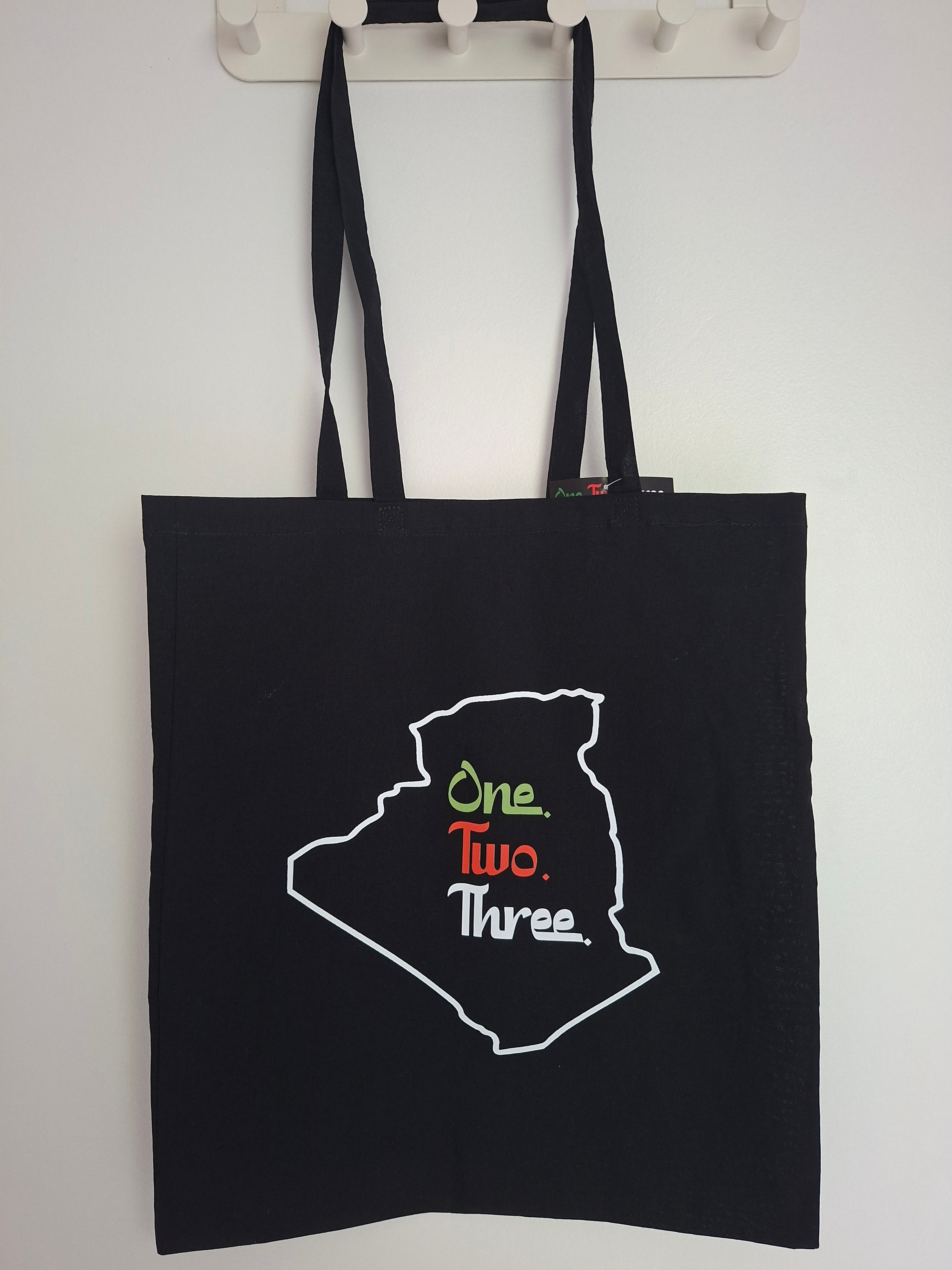 Tote bag One Two Three